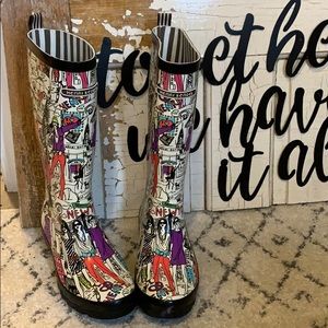 HENRI BENDEL RAINBOOTS